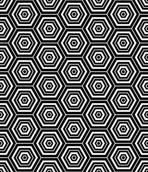 Hexagons texture. Seamless geometric pattern. — Stock Vector