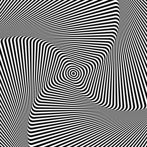 Illusion du mouvement de rotation. Résumé op art background . — Image vectorielle