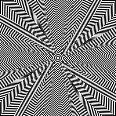 rotasyon hareket yanılsaması. op sanat.