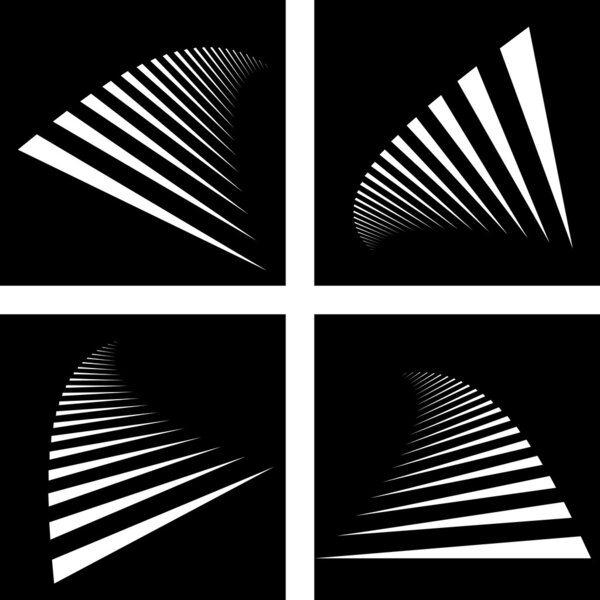 Symbolic stripes of zebra crossing.