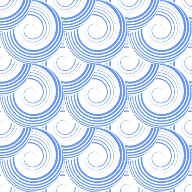 spiral çemberin elemanları ile Seamless Modeli. 