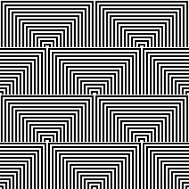 kesintisiz geometrik op art doku. 