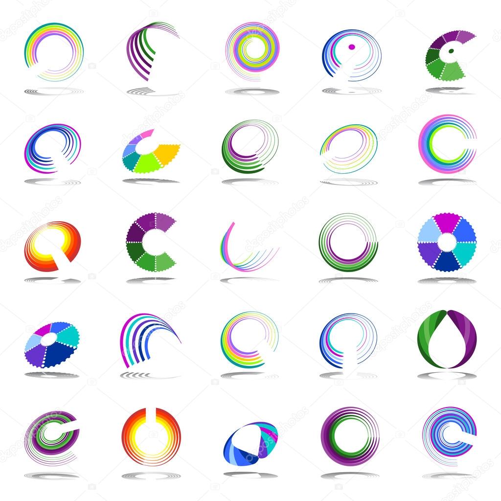 Rotation and spiral design elements. 