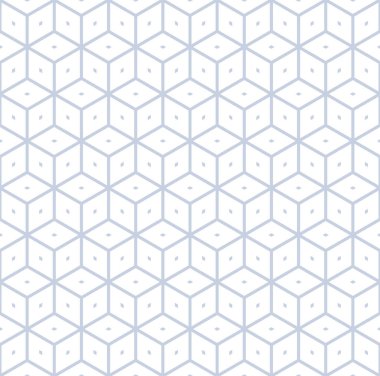 Kusursuz geometrik elmaslar ve altıgenler üç boyutlu illüzyon efektli operasyon sanatı. Vektör illüstrasyonu.