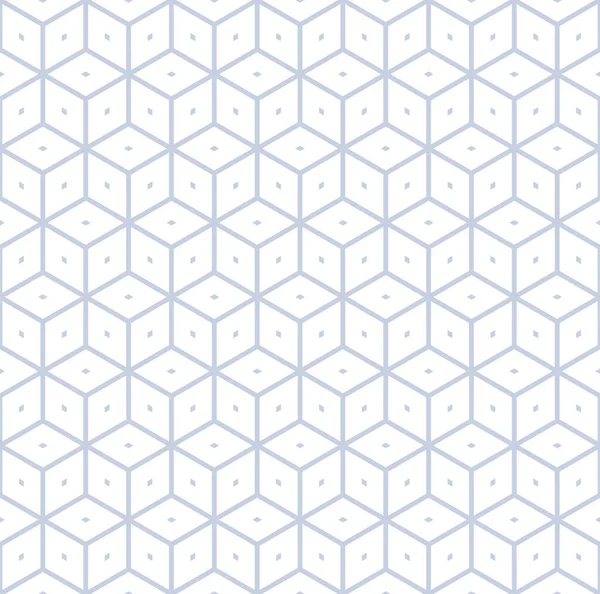 Naadloze Geometrische Diamanten Hexagons Art Patroon Met Illusie Effect Vectorillustratie — Stockvector