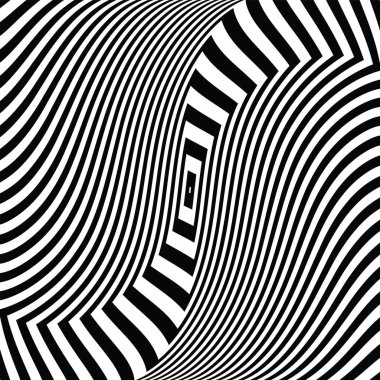 Soyut tasarım. Çizgiler desen ve doku. Vektör sanatı.