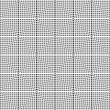 Soyut dikişsiz geometrik kontrol edilen noktalar siyah ve beyaz desen ve doku. Vektör sanatı.