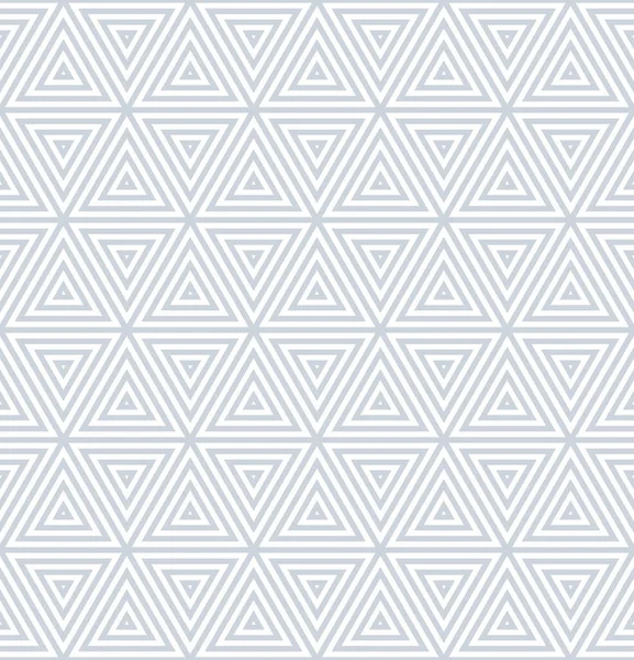 Seamless Geometric Triangles Hexagons Pattern Vector Art — Stock Vector