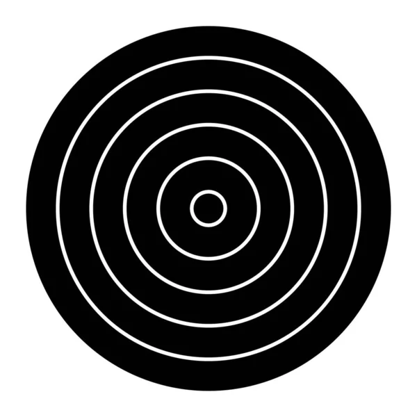 圆环设计元件中的同心环型 矢量艺术 — 图库矢量图片