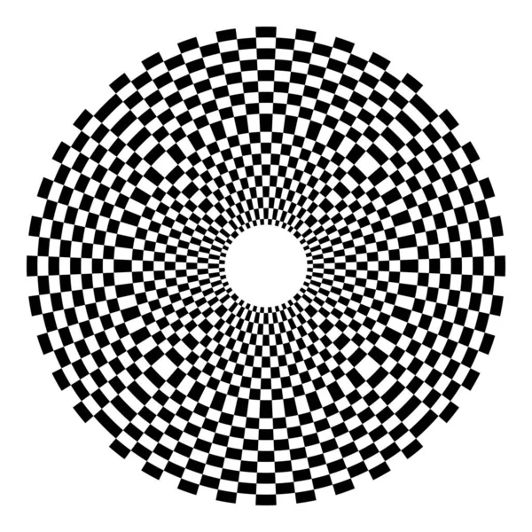 抽象幾何学的格子円パターン ベクトルアート — ストックベクタ