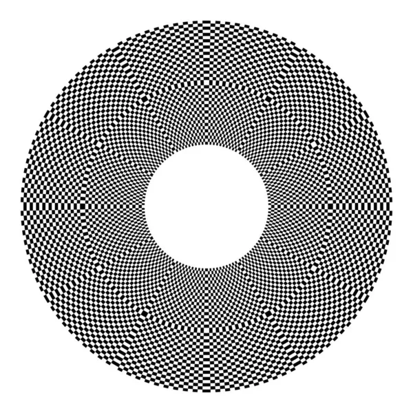 Patrón Círculo Geométrico Cuadros Abstracto Arte Vectorial — Archivo Imágenes Vectoriales