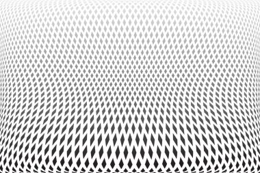 Soyut desenli arka plan ve üç boyutlu illüzyon efekti. Vektör sanatı.