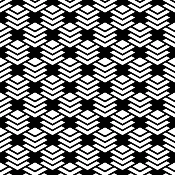 Naadloze Geometrische Diamanten Chevrons Patroon Textuur Vectorkunst — Stockvector