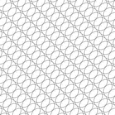 Kusursuz daire çizgileri. Beyaz desenli arka plan. Vektör sanatı.