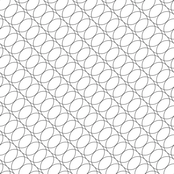 Patrón Líneas Círculo Sin Costuras Fondo Blanco Texturizado Arte Vectorial — Archivo Imágenes Vectoriales