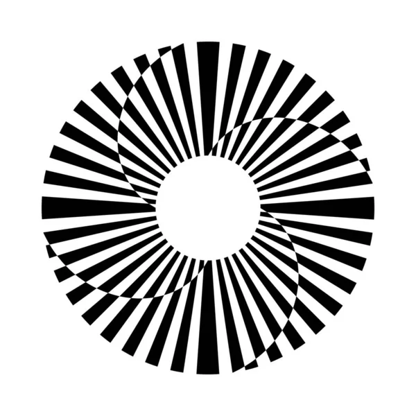 概要回転円形設計素子 ベクトルアート — ストックベクタ