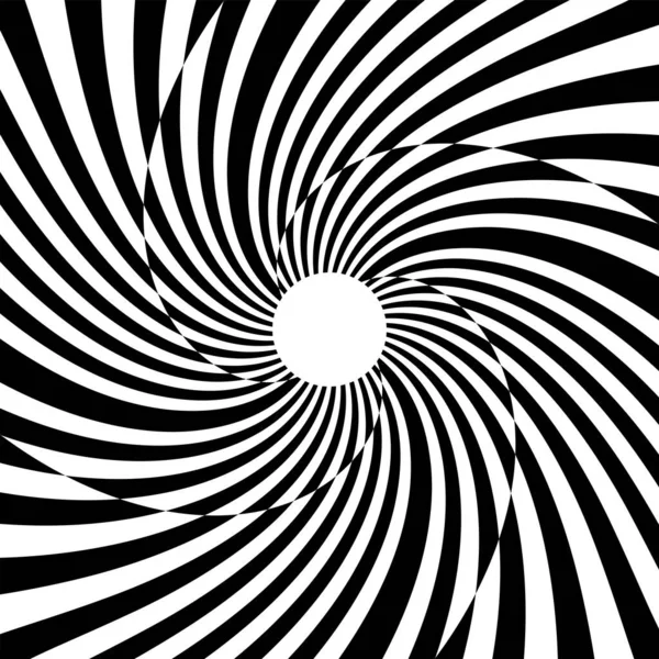 Abstract Rotation Circular Whirl Movement Illusion Lines Texture Vector Art — Stock Vector