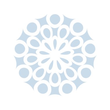 Soyut dekoratif çember deseni. Vektör sanatı.