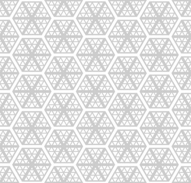 Soyut dikişsiz geometrik altıgen desen ve doku. Vektör sanatı.