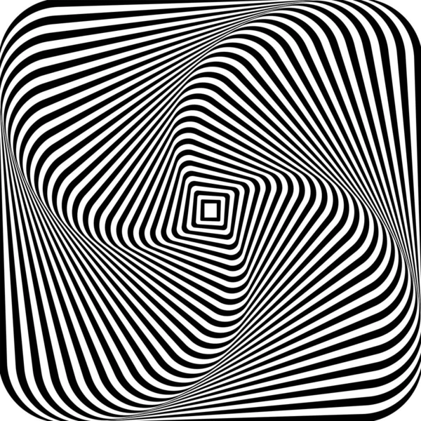 Illusion Abstraite Mouvement Tourbillon Art Vectoriel Design — Image vectorielle