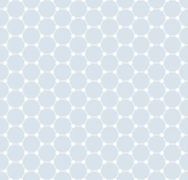 Patrón Azul Hexágonos Geométricos Sin Costura Abstractos Arte Vectorial — Vector de stock
