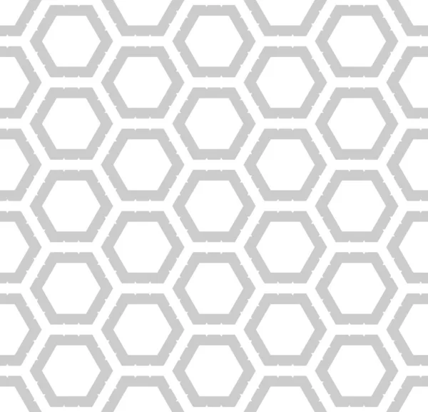 Abstracte Naadloze Geometrische Zeshoeken Patroon Textuur Vectorkunst — Stockvector