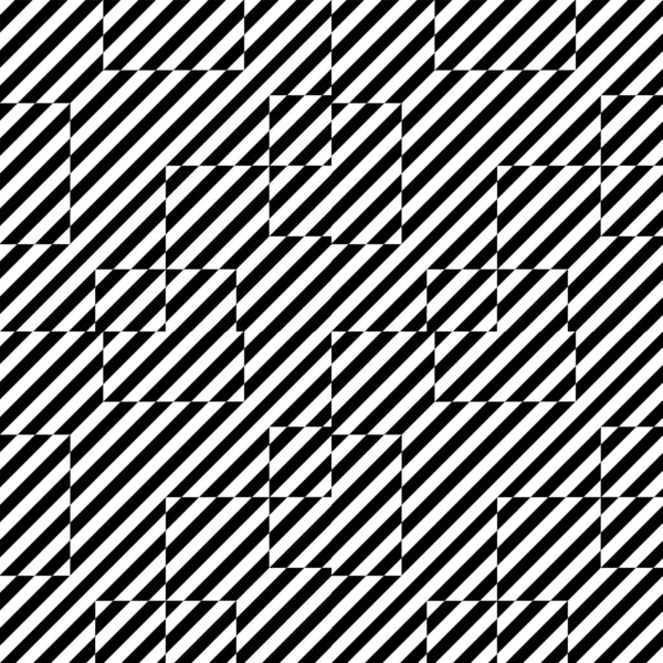 Abstracte Naadloze Geometrisch Gestreepte Lijnen Patroon Textuur Vectorkunst — Stockvector