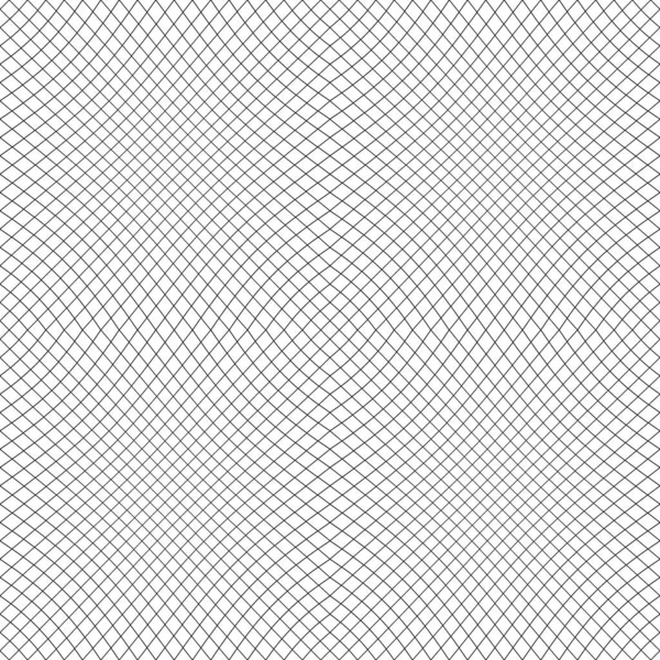 Seamless Mesh Netting Pattern Wavy Curve Lines Texture White Textured — Stock Vector