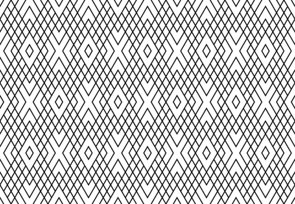 无缝几何菱形网格图案 矢量艺术 — 图库矢量图片