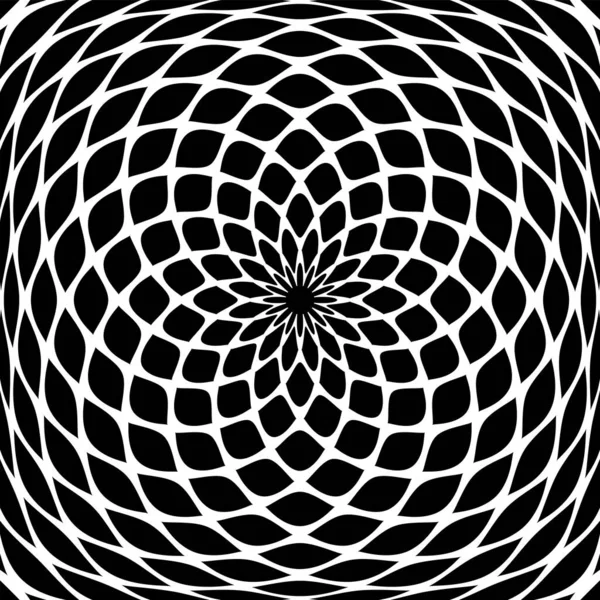 三次元錯視効果を持つ抽象幾何学パターン ベクトルアート — ストックベクタ