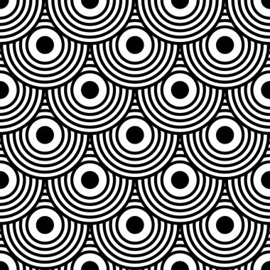 Kusursuz geometrik desenli Art Deco motifi. Vektör illüstrasyonu.