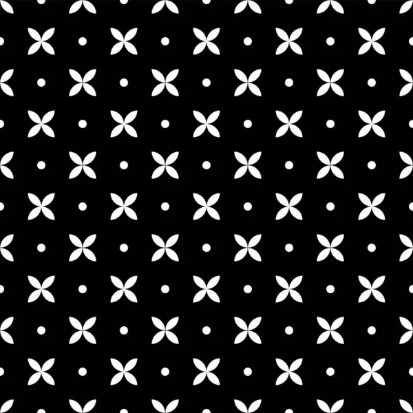 黑色背景上的无缝花斑图案 矢量艺术 — 图库矢量图片