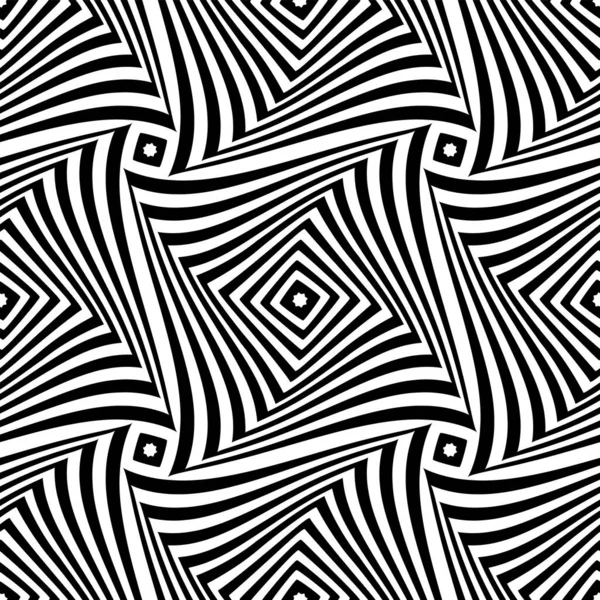 Abstract Seamless Art Pattern Twisting Lines Texture Vector Art — Stock Vector