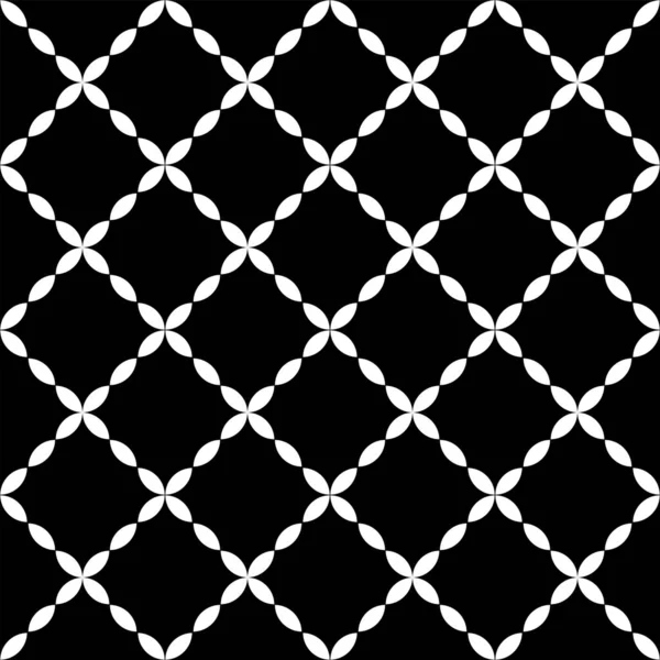 Modèle Carreaux Sans Soudure Abstrait Sur Fond Noir Art Vectoriel — Image vectorielle