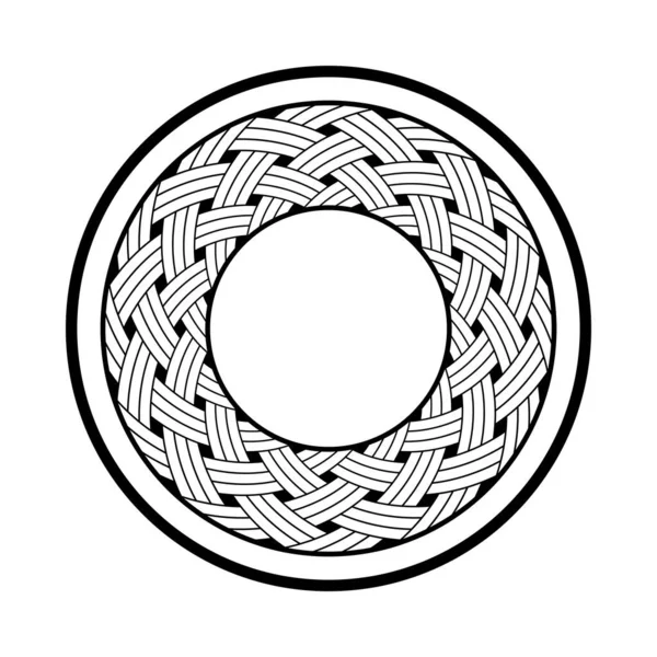 装饰性圆形框架的几何圆形图案 矢量艺术 — 图库矢量图片