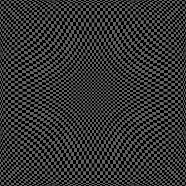 Motif Géométrique Carreaux Gris Foncé Noir Avec Effet Illusion Résumé — Image vectorielle