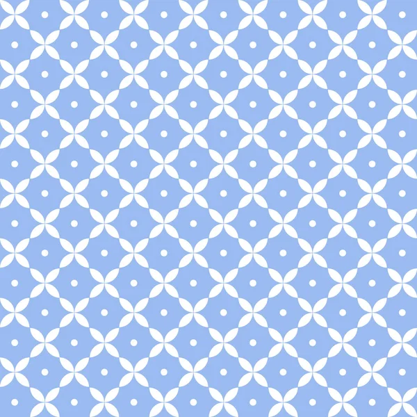 Patrón Azul Geométrico Sin Costura Abstracto Arte Vectorial — Vector de stock