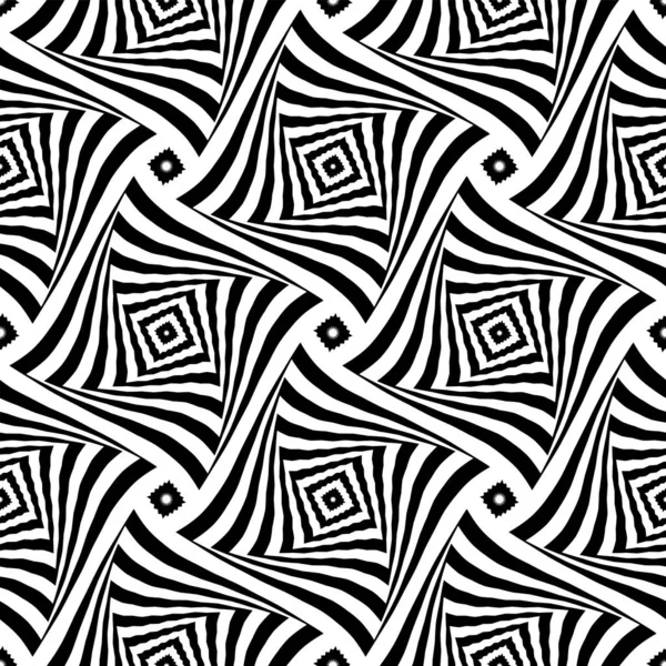 Abstract Seamless Art Pattern Twisting Lines Texture Vector Art — Stock Vector