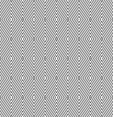 Soyut, dikişsiz geometrik elmas deseni. Çizgi dokusu. Vektör sanatı.