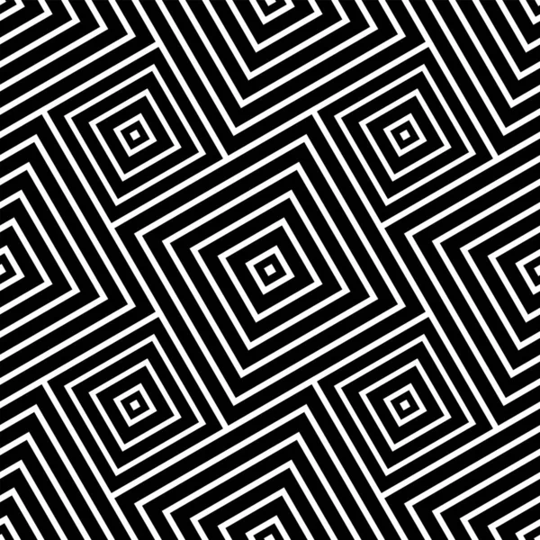 Abstract Seamless Geometric Pattern Diagonal Lines Black Texture Vector Art — Stock Vector