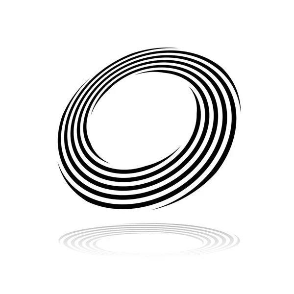 圆形旋转设计元件 矢量艺术 — 图库矢量图片
