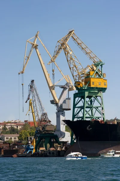 Porto industrial — Fotografia de Stock