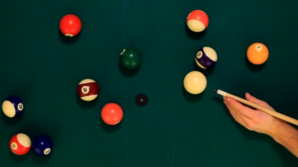 Pool table — Stock Video