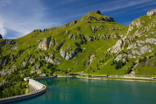 Lago Fedaia — Foto de Stock