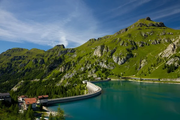 Lago Fedaia — Foto de Stock