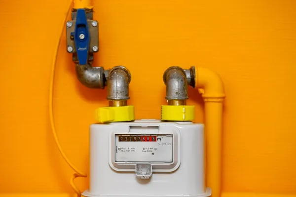 Gas meter — Stock Photo, Image