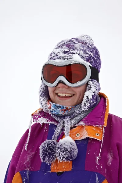 Skifahrer-Porträt — Stockfoto