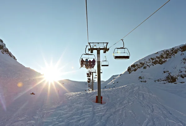 Ski lift — Stock Photo, Image