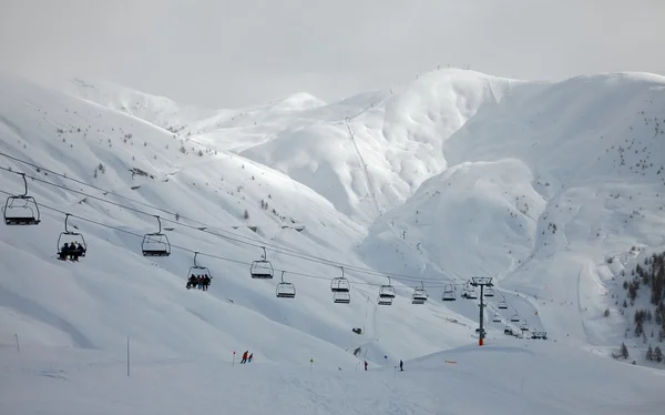 Skifahren — Stockfoto