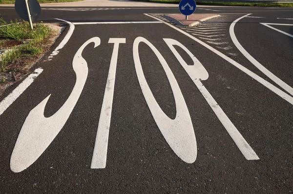 Stopbord — Stockfoto